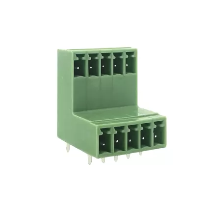 3.50mm & 3.81mm Female Pluggable terminal block Right Angle:RHTBYDBR-3.50&3.81